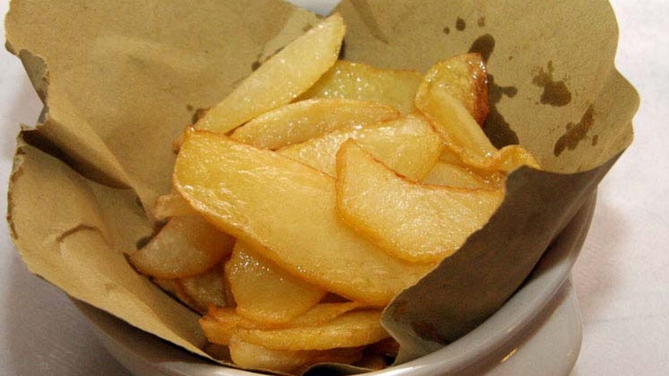 Patate chips al cartoccio 