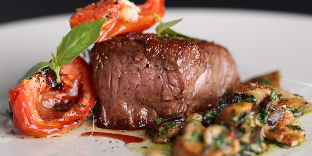 Grilled beef fillet 