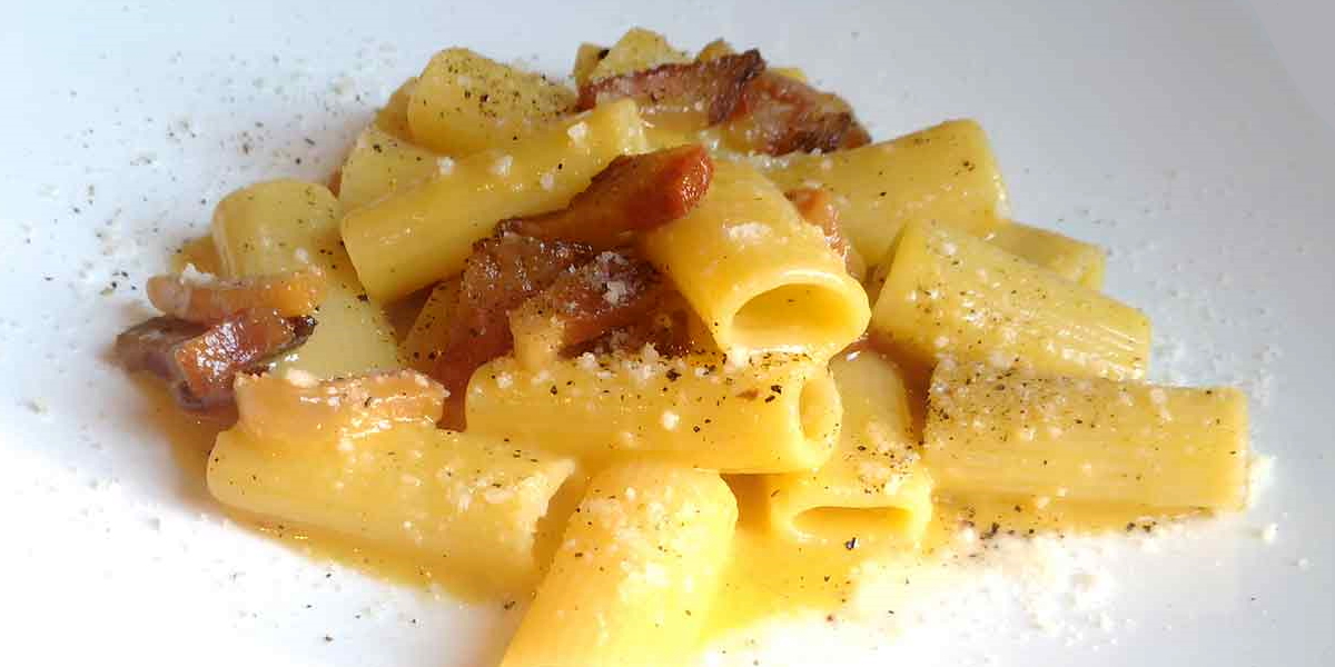 Rigatoni alla carbonara