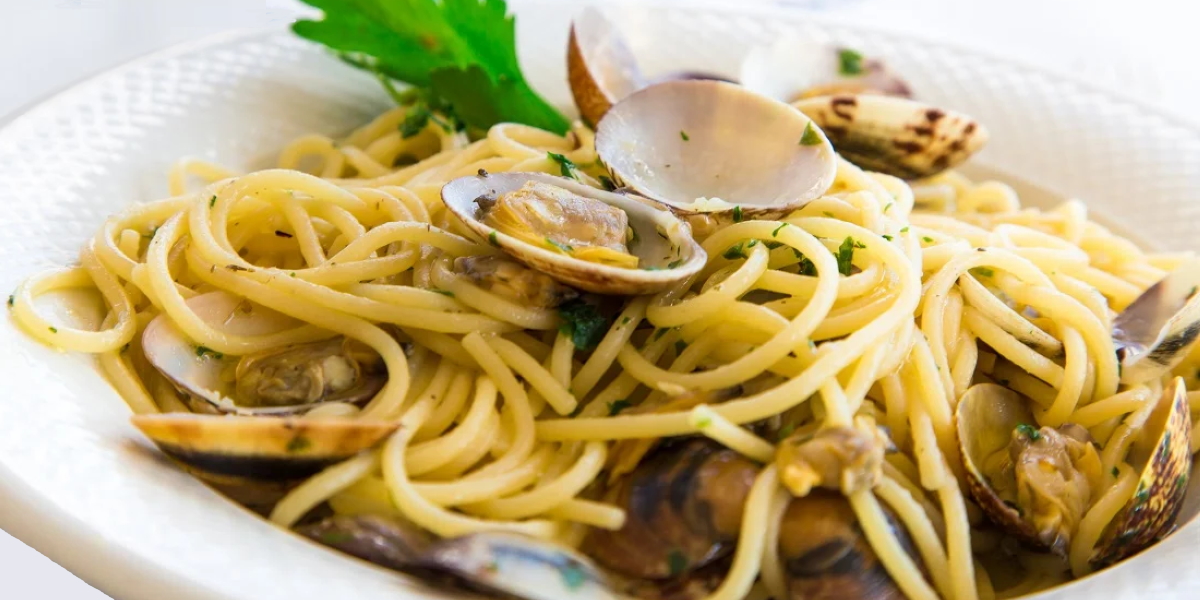 Spaghetti mit Venusmuscheln
