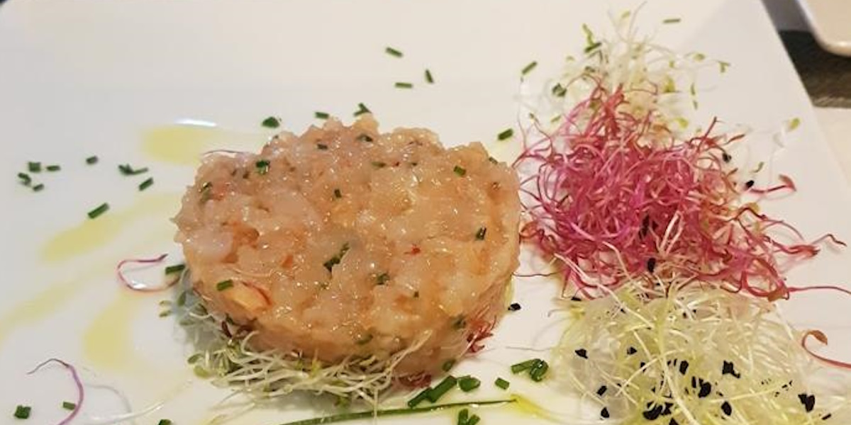Rotes Garnelentatar aus Mazzara del Vallo