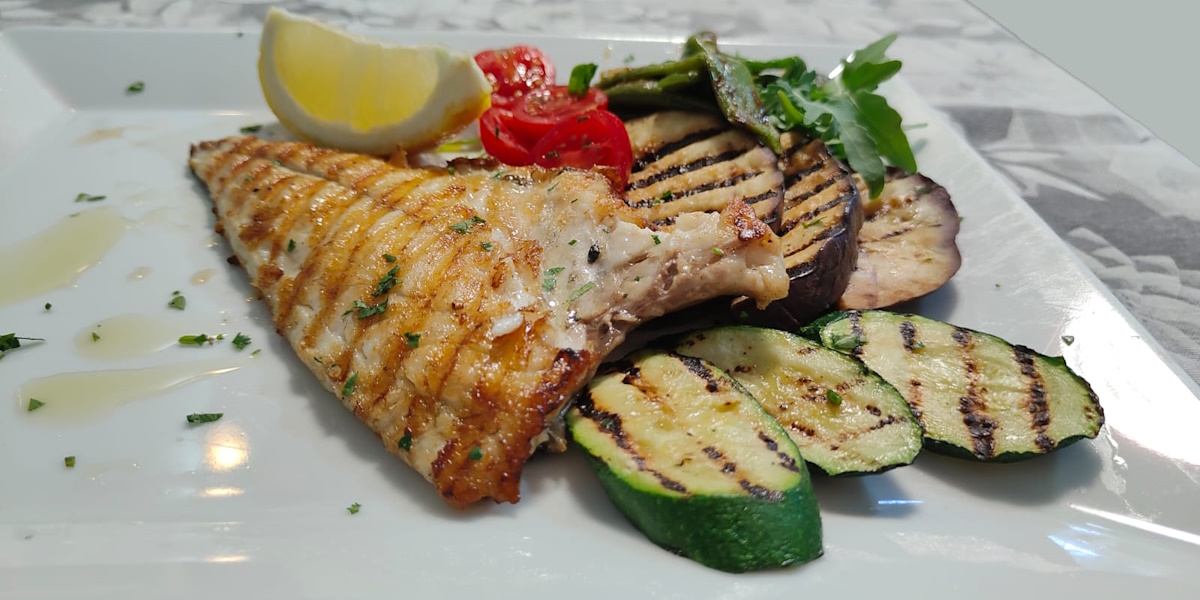 Gegrilltes Doradefilet