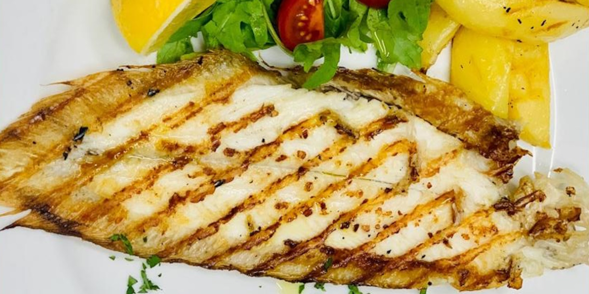 Gegrillte Seezunge