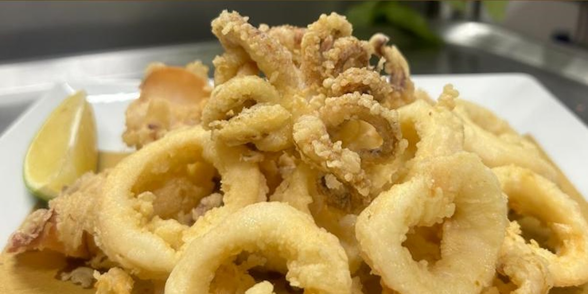 Frittierte Calamari