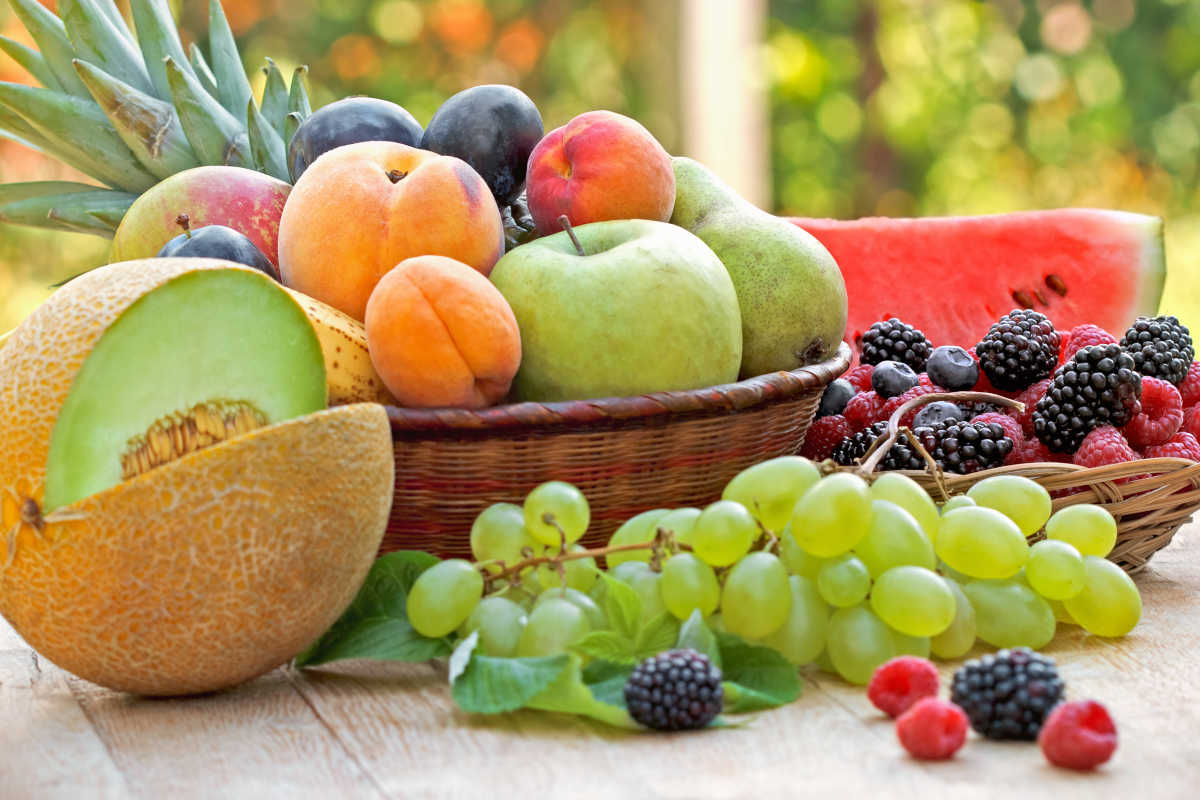 Frisches obst der saison